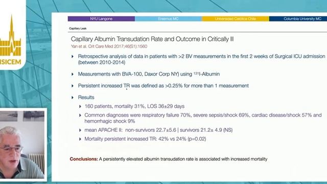 Can we measure the capillary leak Jan Bakker  ISICEM 2020
