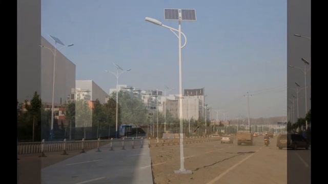 12V/24V DC solar led street light installation project/how to install a solar street light смотреть онлайн