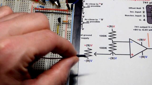 741 op amp comparator basics with non inverting operational amplifier electronics demonstration смотреть онлайн