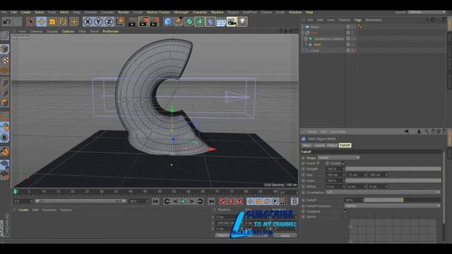 Melt Cinema 4d tutorial смотреть онлайн