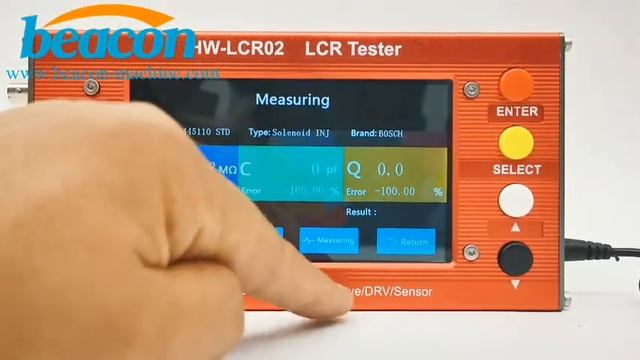 LCR tester operating instructions HW LCR02 tester piezoelectric injector and piezo EUI/EUP смотреть онлайн