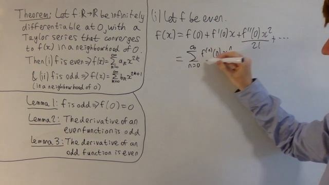 Taylor Series of Even/Odd Functions смотреть онлайн