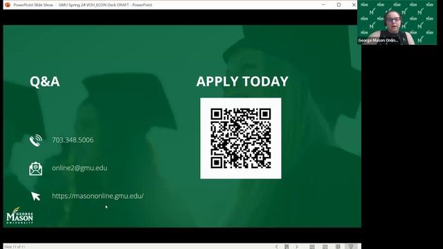 Master's in Economics Program Spring Virtual Open House 2024 | GMU смотреть онлайн
