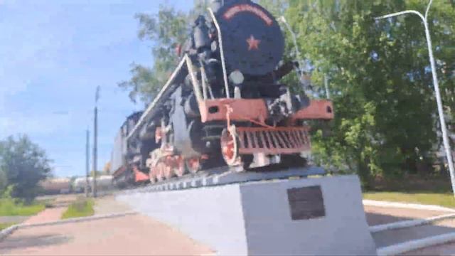 Паровоз ФД20-2610 Памятник Новосибирска смотреть онлайн