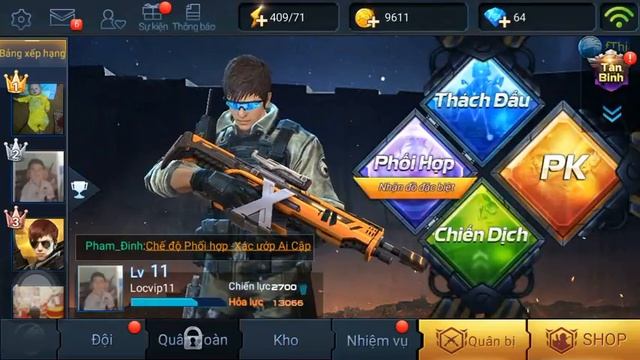 Cdht# 1 lần đầu chơi chiến dịch huyền thoại bắn PK ( hơi gà) -:)) смотреть онлайн