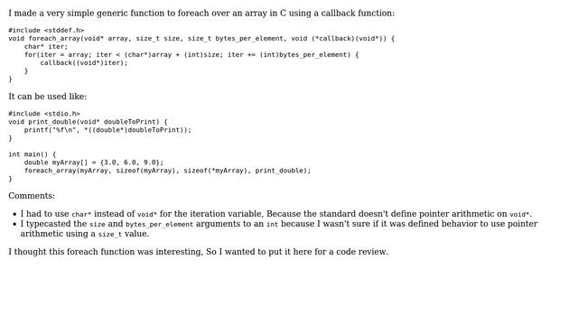 Code Review: Function to foreach over an array смотреть онлайн