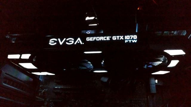 EVGA GTX 1070 FTW LED demo смотреть онлайн