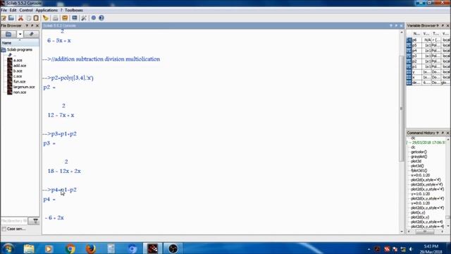 Scilab Tutorial 8: polynomial operations in Scilab смотреть онлайн