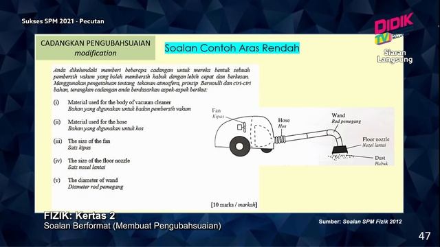 Sukses SPM (2021) - Pecutan | Fizik: Kertas 2 смотреть онлайн