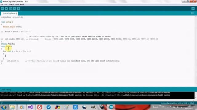 Watchdog Arduino