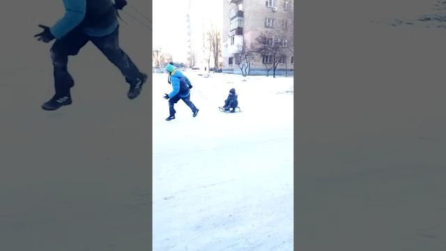 Дрифт на санках!! Угар до слёз :3 смотреть онлайн