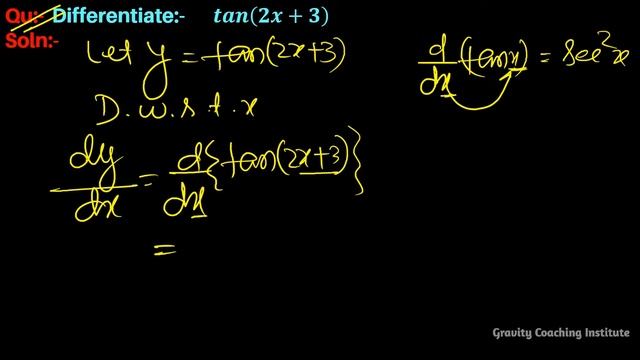 Q42 | Differentiate tan(2x+3) | Derivative of tan(2x+3) | Differentiation of tan(2x+3) смотреть онлайн