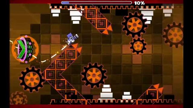 NINE CIRCLES 100% ( hard demon by: Zobros ) Геометри Даш 2.1 смотреть онлайн