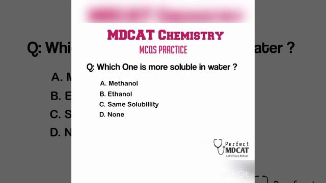 Hydrogen Bonding | MDCAT Chemistry | Perfect Mdcat | Mcqs Practice | смотреть онлайн