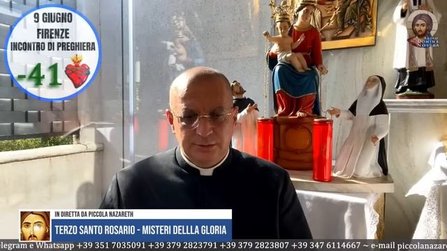 NOVENA IN PREPARAZIONE ALLA FESTA DEL SANTISSIMO ROSARIO DI POMPEI - PRIMO GIORNO - SANTO ROSARIO смотреть онлайн
