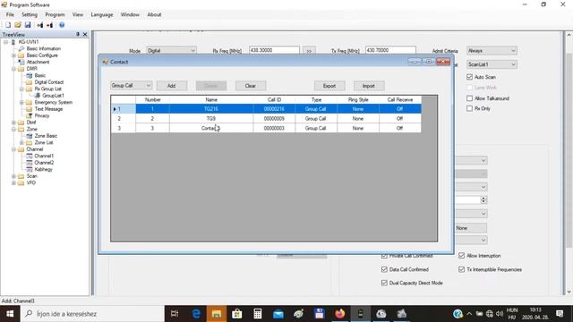 Wouxun KG-UVN1 programozás PC-ről - 1. смотреть онлайн