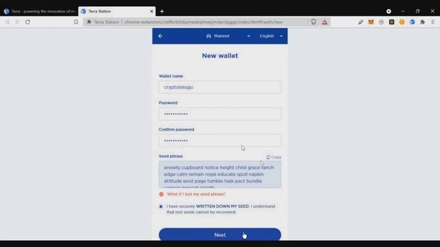 Terra (Luna) Blockchain Beginner's Guide - Terra Station, TerraSwap Terra Bridge - Hindi смотреть онлайн
