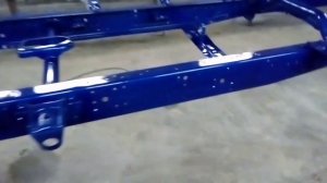 Покраска рамы Газель в металлик