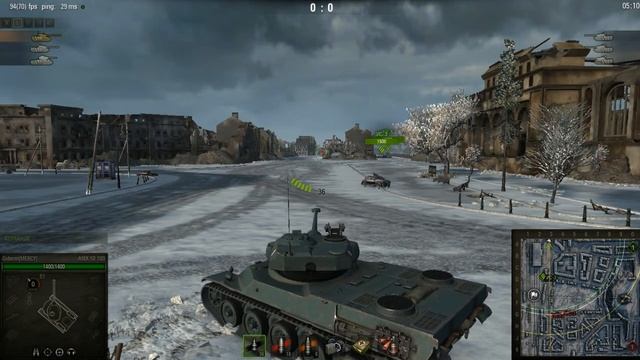 Капитал-турнир с блогерами №1 «3 на 3»: AMX 50 100 (бой 2, Зимний Химмельсдорф) смотреть онлайн