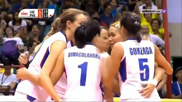 Foton Pilipinas PHI vs VIE Thong tin AVC Club Volleyball Championship 2016 смотреть онлайн