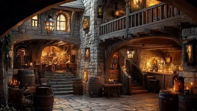 Medieval Tavern Ambience  Traditional Medieval Music And Instrumental Inn Melodies