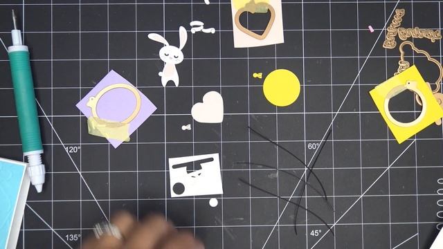 Spellbinders March 2022 Small Die of the Month: "Floating Bunny" Review & Sweet Card Tutorial! смотреть онлайн