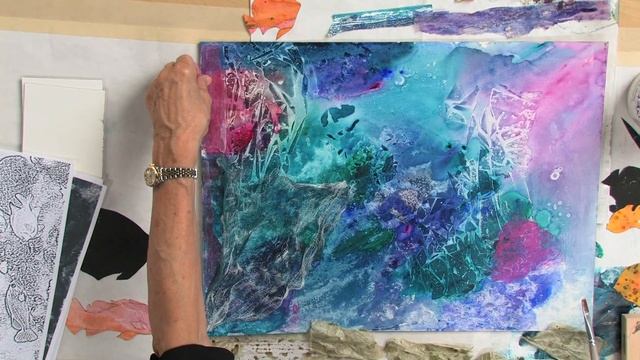 Collage Art Techniques with Nita leland смотреть онлайн