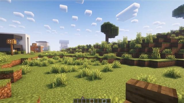 ПОСТРОИЛ СТАРТОВЫЙ ДОМ С ОГОРОДОМ В МАЙНКРАФТ#minecraft #майнкрафт #постройки #minecraftbuilding