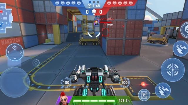 Mech Arena 5v5 Tournament Deathmatch || Map Dockyard || Brickhouse MVP With Dual Arc Torrent 10 || смотреть онлайн