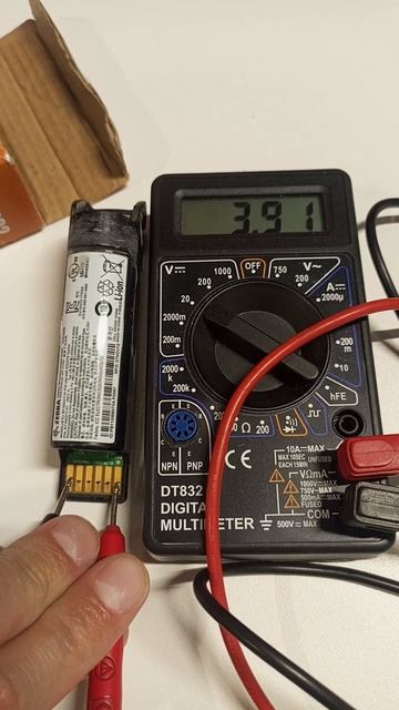 батарея Battery замер от сканера 🦓 Zebra .mp4