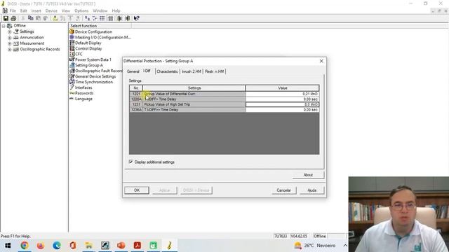 Parametrizando Relé Siemens 7UT63 смотреть онлайн