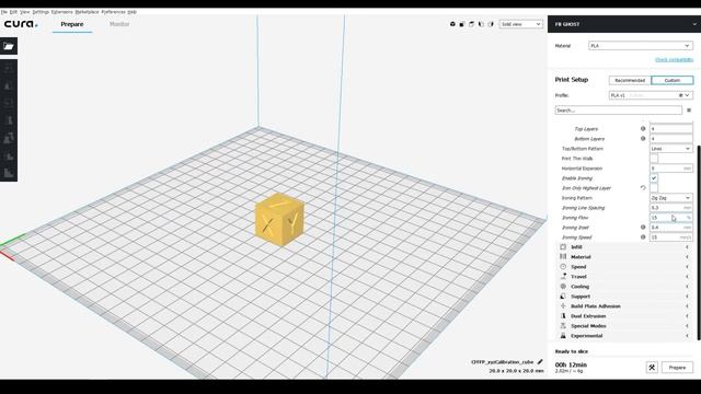 Как добиться ГЛАДКОЙ поверхности изделия используя Cura Ironing или разглаживание смотреть онлайн
