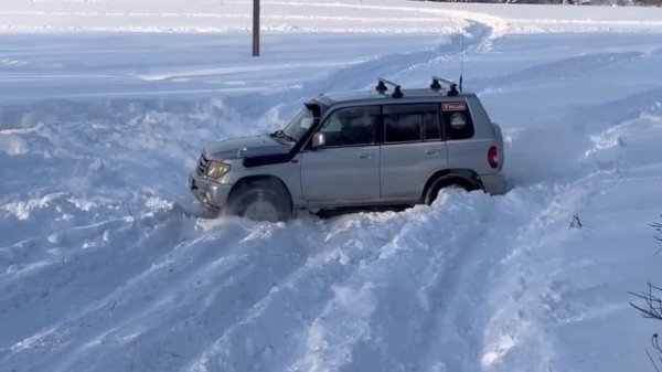 УАЗ Халк🦖 новые Колеса🛞 испытания в снег ❄️ #4x4 #offroad #v8 #2uzfe #uaz #hulk #халк