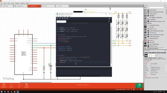 Arduino Serial Communication Control RGB LED [PART 1] смотреть онлайн