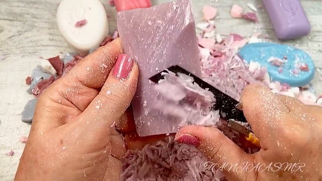 SOAP ASMR * Relaxing sounds * Satisfying video * Резка мыла АСМР смотреть онлайн