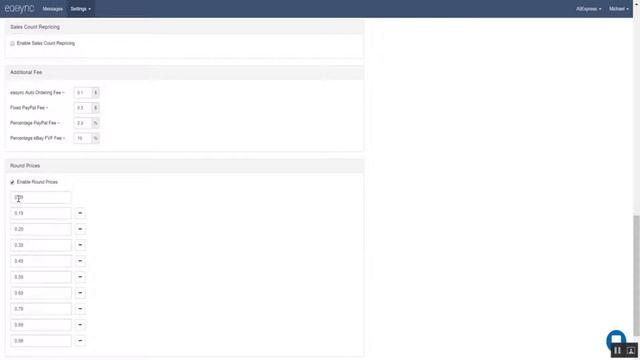 Using Easync repricing settings. Price rounding смотреть онлайн