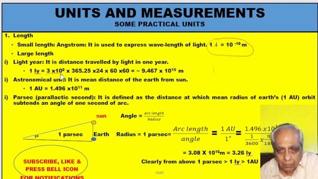 CLASS 11│PHYSICS│CHAPTER 2│ UNITS AND MEASUREMENT │PRACTICAL UNITS│ORDER OF NUMBER│#CSDCentre.com смотреть онлайн