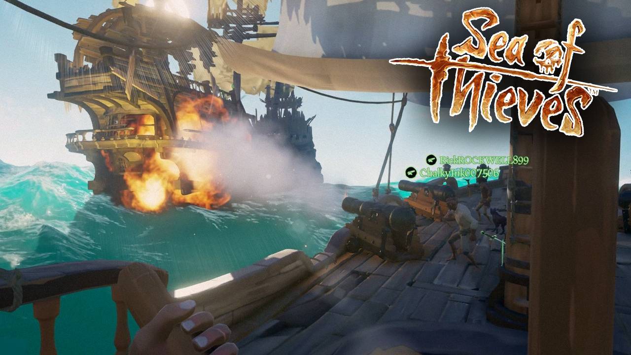 Жизнь пиратов! Поиски кладов, нападение акулы и летучего голландца / Sea of Thieves. смотреть онлайн