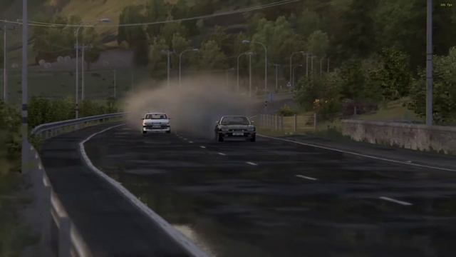 Assetto Corsa Jaguar XJS at Bannochbrae смотреть онлайн