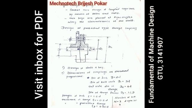 FMD Hand Notes| Fundamental of Machine Design| FMD| 3141907| Mechanical Engineering| GTU смотреть онлайн