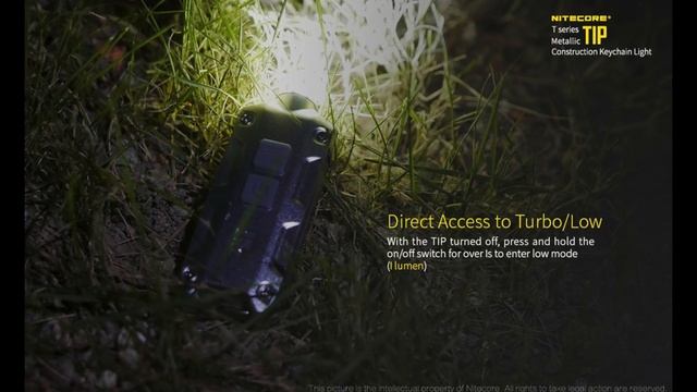 Nitecore Metallic TIP Flashlight - 380 Lumens смотреть онлайн