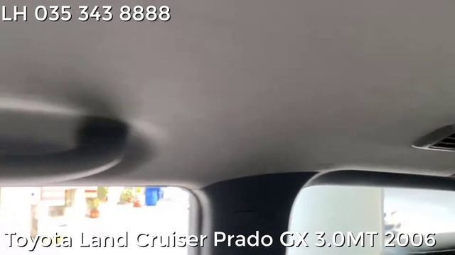 Toyota Land Cruiser Prado GX 3.0MT 2006 nhập khẩu màu đen. Lh 0353438888 |Hải Thơ Xe Lướt смотреть онлайн