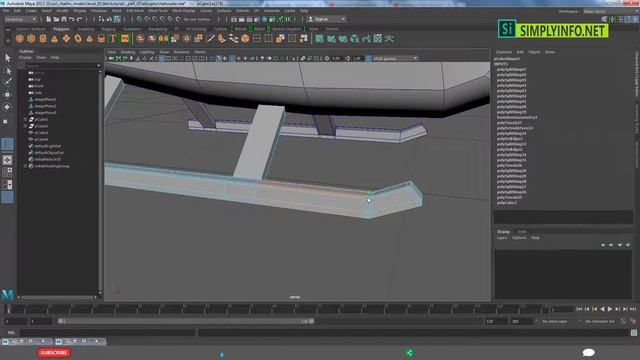 Helicopter Modeling Tutorial in Autodesk Maya 2017 (Part 1) | 3D Tutorials for Beginners Series смотреть онлайн