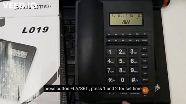 L019 set date and time