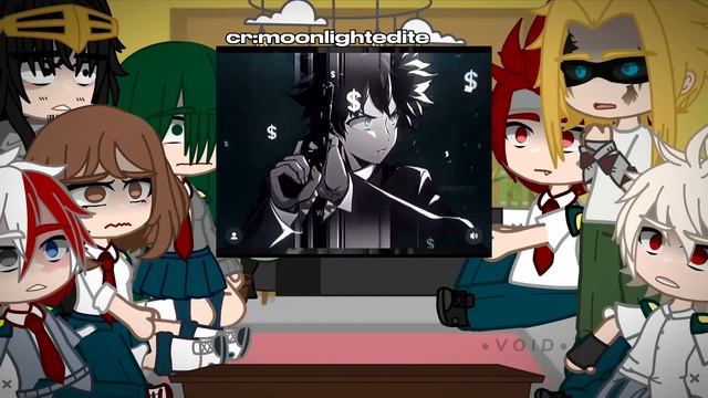 Class 1A+Allmight react to Villain Deku||MHA|| смотреть онлайн