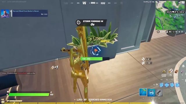 Harvest Wood from Hunter's Haven Location - Fortnite Season 5 XP Quests Challenges смотреть онлайн