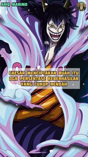efek samping memakan buah iblis ciptaan Caesar Clown❗️One Piece смотреть онлайн