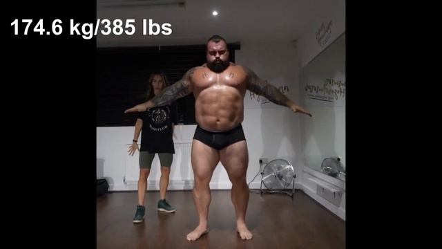 Eddie Hall Closing in on 400 LB Body Weight смотреть онлайн