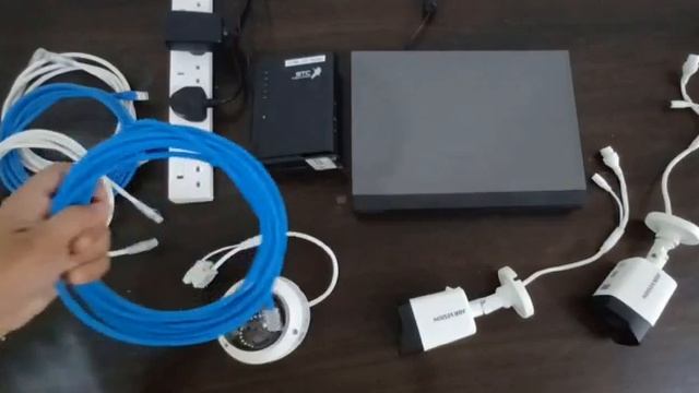 CCTV Camera Installation | Hik Connect Mobile setup | CCTV Installation without Poe Switch! смотреть онлайн