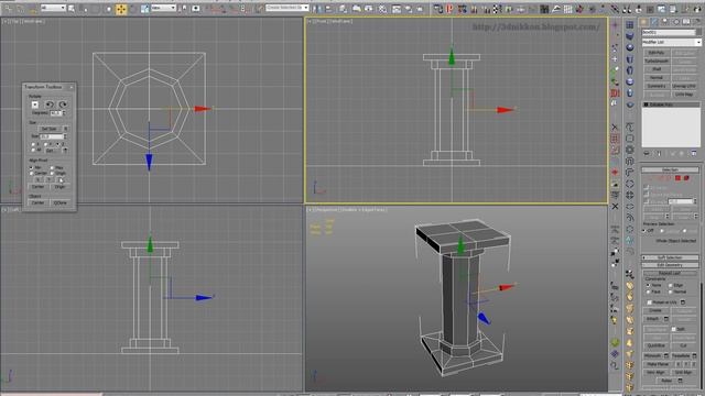 Transform Toolbox in 3d Max (2010-2013) смотреть онлайн